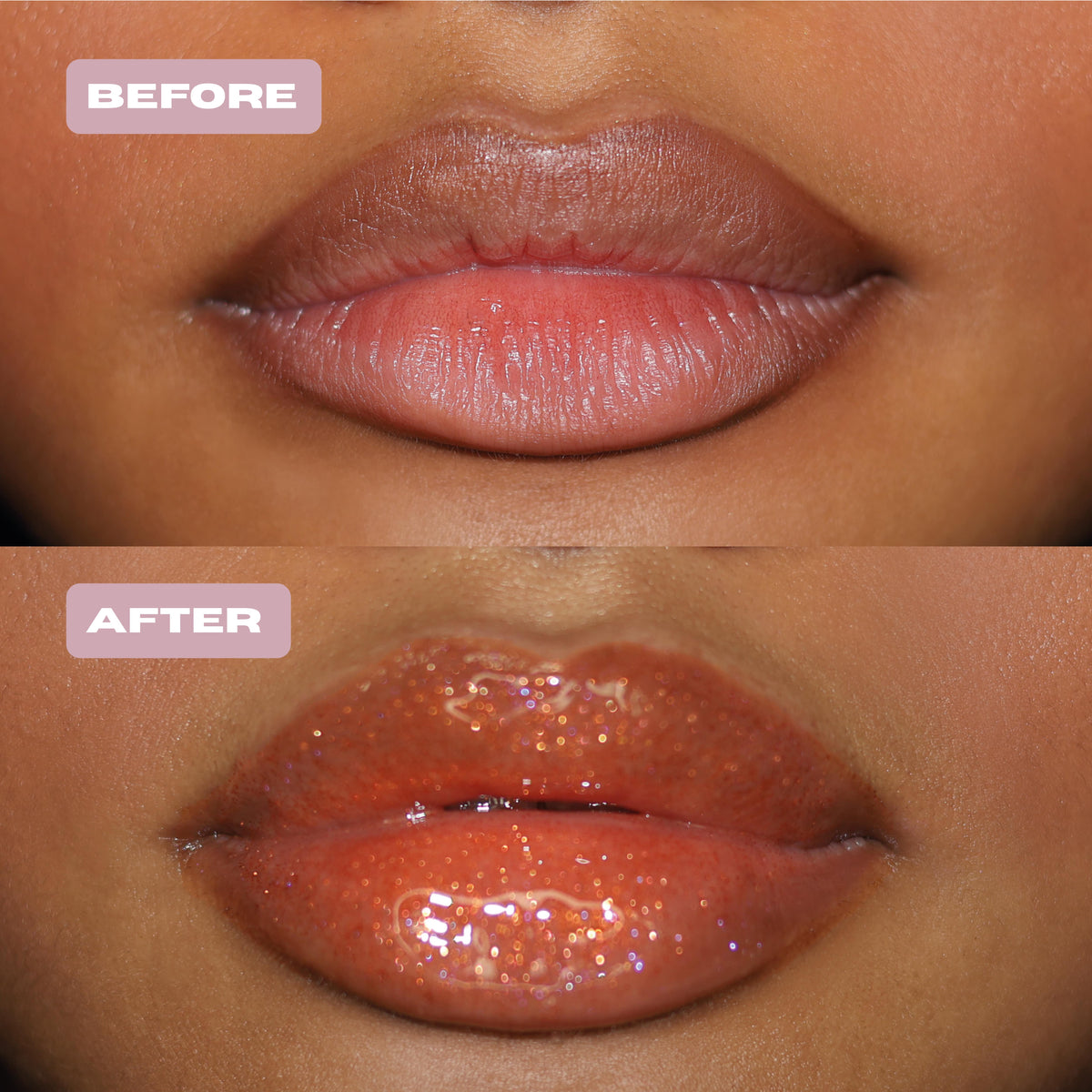 before and after lip oil barbecue#color_barbecue