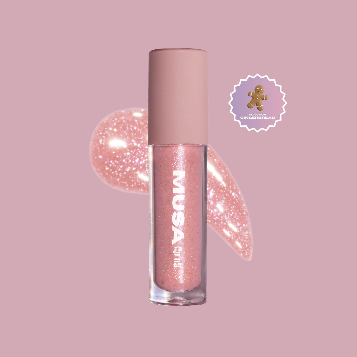 lip oil gingerbread pink with silver glitter#color_gingerbread